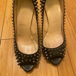 Christian Louboutin stud 38.5 pumps